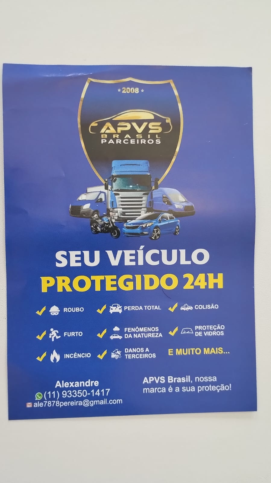 SEU VEICULO PRTGIDO 24 HR